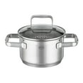 thumbnail image 1 of Rosle "Charm" Series Stainless Steel High Casserole Pot with Tempered Glass Lid (6 in.), 1 of 7