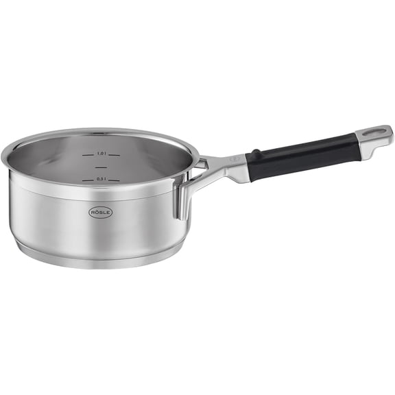 Rosle SILENCE PRO Cookware Collection 6.3 in. Stainless Steel Sauce Pan