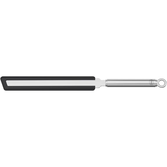 Rsle Stainless Steel Round-Handle Crepes Turner, 12.6-inch, Stainless Steel