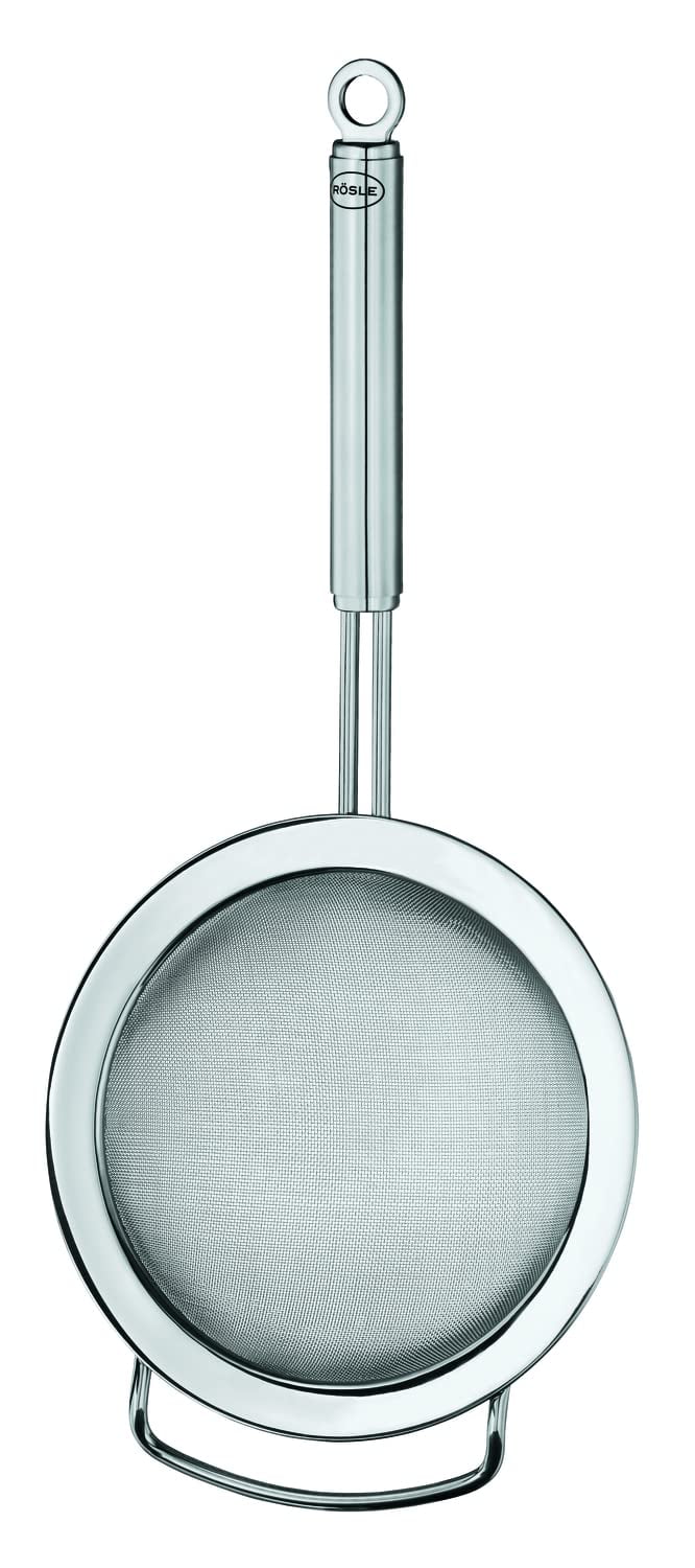 Rosle 9.5-inch Stainless Steel Fine Mesh Kitchen Strainer
