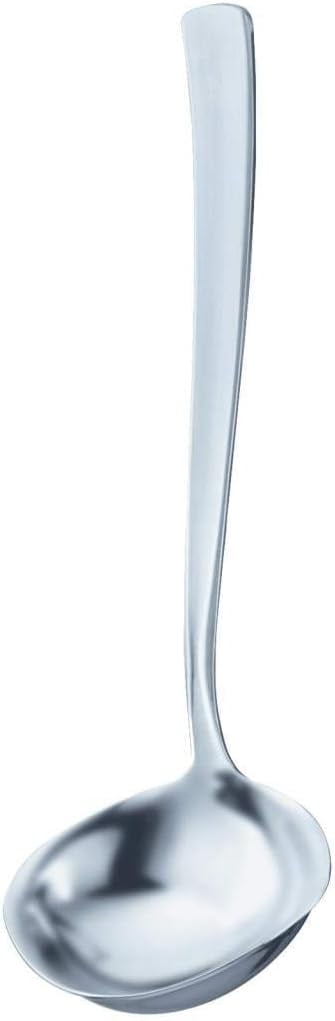 Rosle Stainless Steel Soup Ladle with Flat Handle, 1.7-ounce