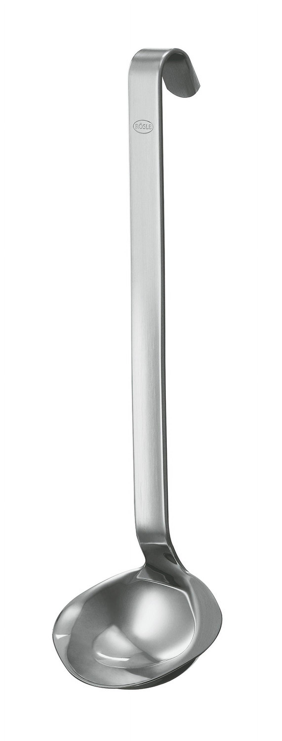 Rosle Stainless Steel Sauce Ladle With Hooked Handle, 2Ounce