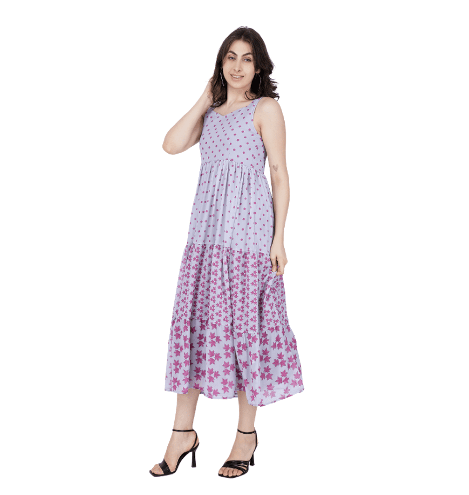 light blue spring maxi dress PRETTYGARDEN Womens Summer Strapless Maxi Dresses Ruffle Tube Asymmetr