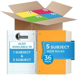 https://i5.walmartimages.com/seo/Rosmonde-36-Pack-Spiral-Notebook-5-Subject-Wide-Ruled-300-Pages-Book-150-Sheets-8-x-10-1-2-Bulk-School-Office-Notebooks-Sturdy-Journal-Soft-Cover-Ass_d7fe76a1-3175-4d52-91e4-69d0ce54aab2.9e81526d2ba9863cffade56db0fd5fe9.jpeg?odnHeight=264&odnWidth=264&odnBg=FFFFFF