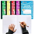 thumbnail image 1 of Rosmonde Primary Composition Notebooks 5 Pack, 200 Pages (100 Sheets), Dotted Ruled, 9.75 x 7.5 in, Sewn Binding Hard Cover, Marble Colors, Writing Notebook for Early Learners, 1 of 9