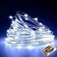 thumbnail image 1 of Rosnek 2/3/5/10M LED Copper Wire String Light,Battery Operated, LED Fairy Light for Indoor Outdoor Party Christmas Decor,1/2/4Pcs, 1 of 6