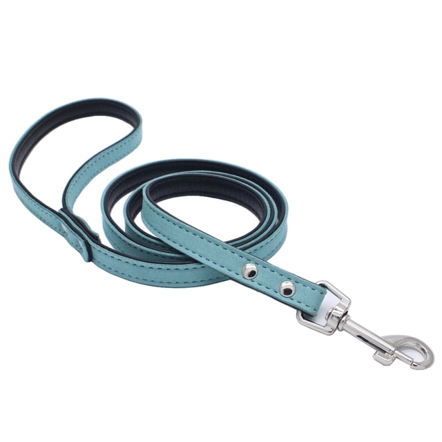 Bling Rhinestone Dog Leash - Soft Suede Style Leash For Small Dogs Like Chihuahuas