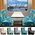 thumbnail image 1 of Rosnek Floral RV Dinette Cushion Covers, Replacement Elastic Camper Cushion Slipcovers Stretchable Furniture Protector for RV Camper Car Bench (1 Backrest Cover & 1 Bench Cover), 1 of 7