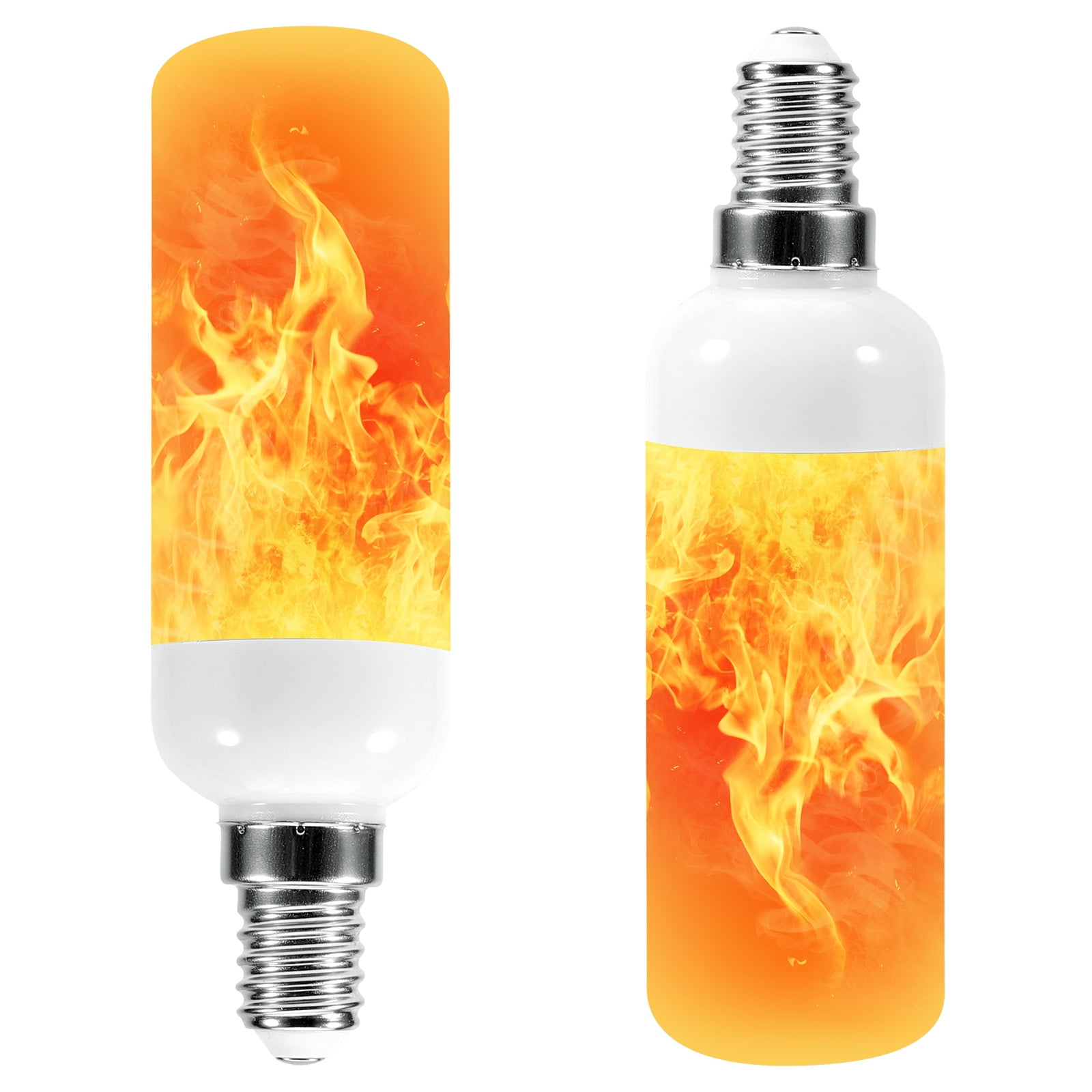 Rosnek LED Flame Light Bulb, E12/E14/E27/B22 Flickering Flame Effect ...