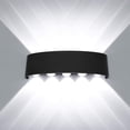 thumbnail image 1 of Rosnek LED Wall Sconce Lights Up Down Waterproof Wall Lamp, Outdoor Light Fixtures 3000-6000K for Corridors, Living room, Garden, 1 of 9