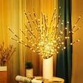 thumbnail image 1 of Rosnek LED Willow Branch Lamp, Artificial LED Branch Lights Battery Operated Fairy Spirit Decorative Twig Tree Decorations for Home Living Room Vase Christmas(Warm White, 30inch), 1 of 8