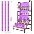 thumbnail image 1 of Rosnek Led Grow Lights Strips for Indoor Plants, Red Blue Full Spectrum 42-288 LEDs Plant Lamp with Auto Timer for Shelves Hydroponics Succulent, 1 of 8