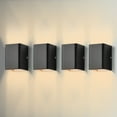 thumbnail image 1 of Rosnek Modern LED Wall Sconce Up Down Wall Mount Light 5W Hallway Wall Lighting for Living Room Bedroom Hallway Corridor, Warm White, 4 Pack, 1 of 7
