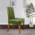 thumbnail image 1 of Rosnek PU Leather Dining Chair Cover Waterproof Wedding Banquet Chair Slipcovers, 1 of 5