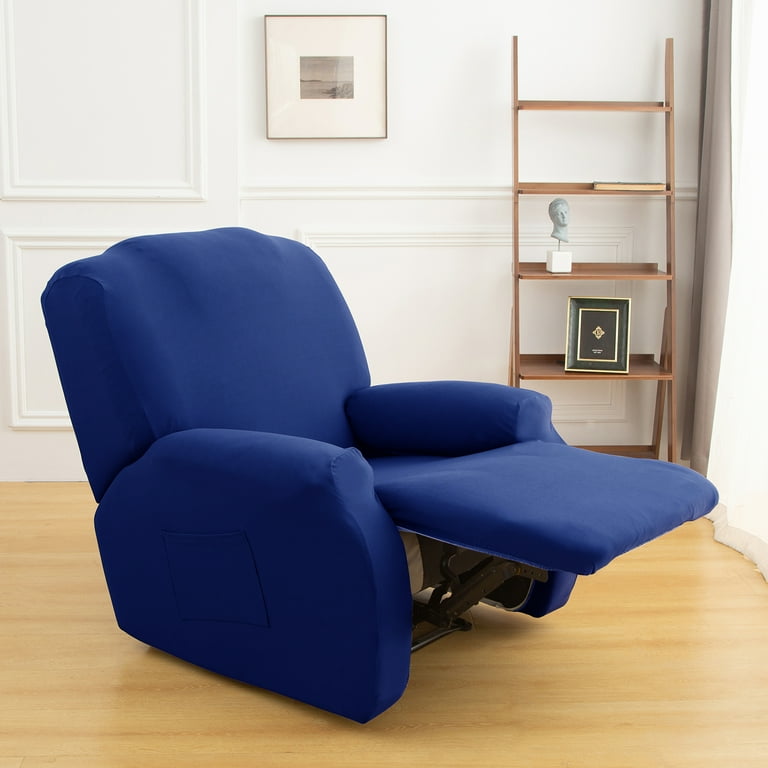 Blue recliner slipcover hotsell