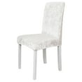 thumbnail image 1 of Rosnek Velvet Shiny Fabric Chair Cover Universal Size Stretch Seat Protector Case Dining Room Chair Slipcovers Home Hotel Banquet Decoration, 1 of 5