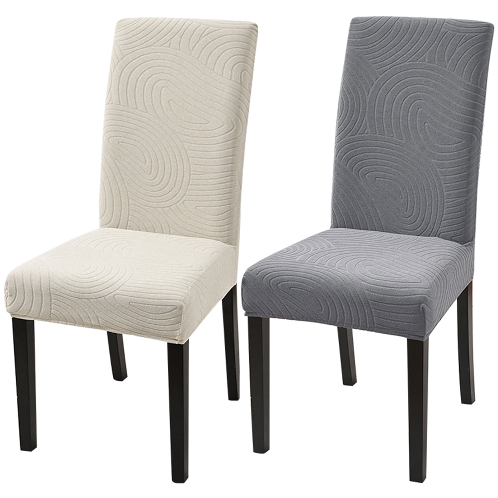 Rosnek Waterproof Chair Covers for Dining Room Dining Chair Covers ...