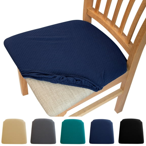 Rosnek Waterproof Seat Covers for Dining Room Chairs Covers Dining Chair Cover Kitchen Chair Covers