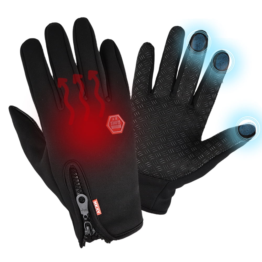 Rosnek Winter Gloves for Men Women, Upgraded Touch Screen Cold Weather