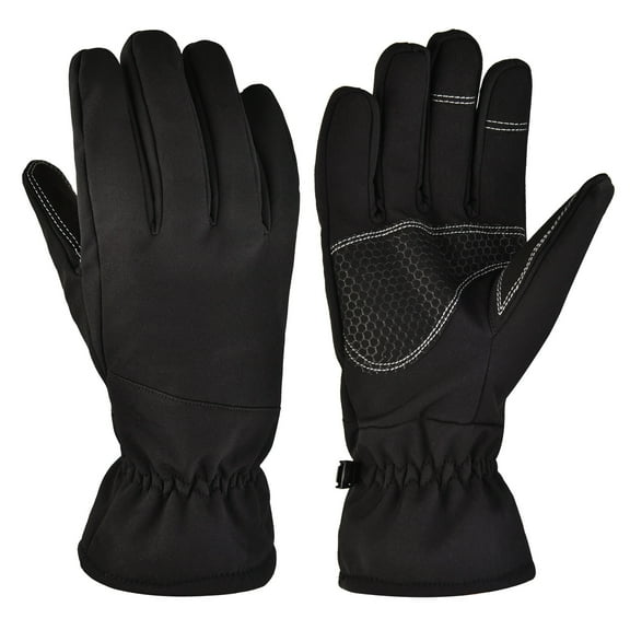 Rosnek Winter Men Women Gloves, Touch Screen Waterproof Windproof Gloves Outdoor Sports Warm Cycling Snow Ski Gloves