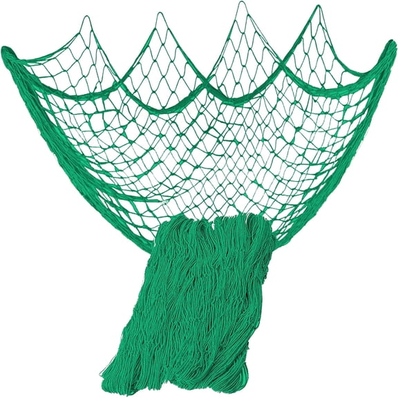 Rosoz 2-Pack Ocean Themed Fishing Net Wall Decor, Ideal for Pirate Parties, Weddings & Photo Props
