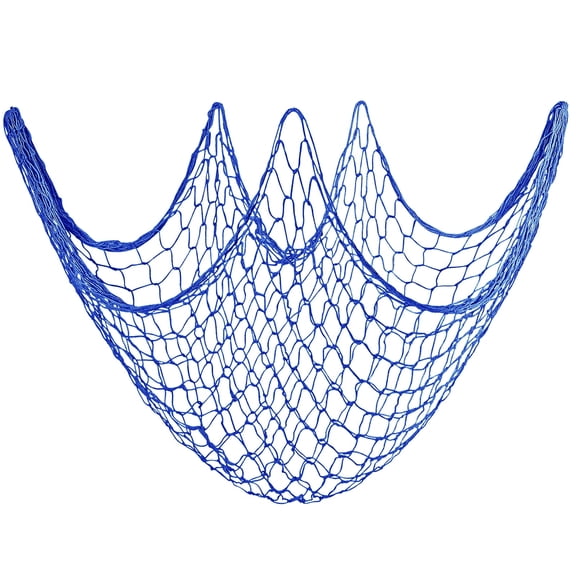 Rosoz 2-Pack Ocean Themed Fishing Net Wall Decor, Ideal for Pirate Parties, Weddings & Photo Props