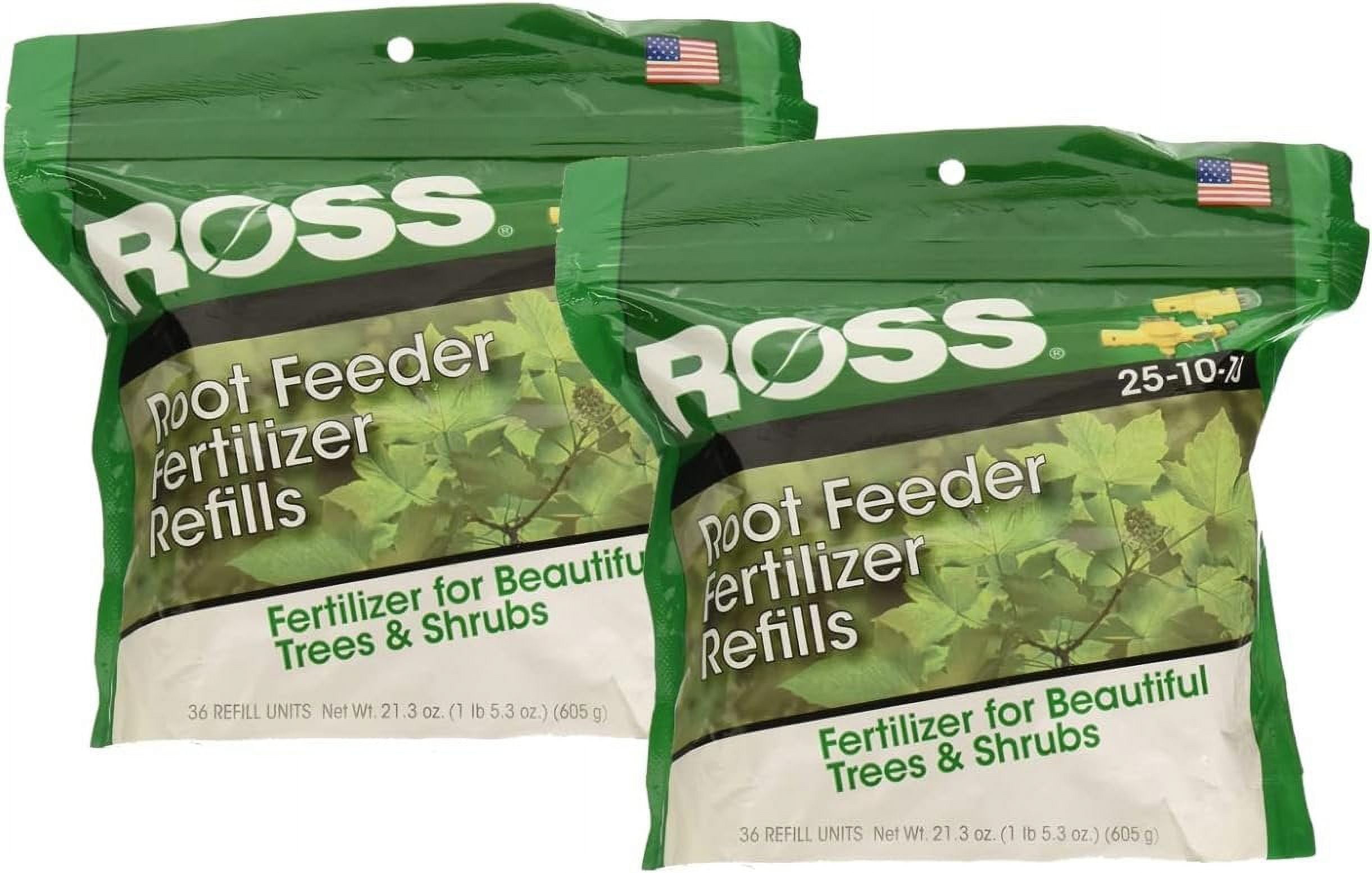 Ross 14666 36 Pack Tree & Shrub Fertilizer Root Feeder Refills