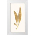 thumbnail image 1 of Ross, Devon 18x32 White Modern Wood Framed Museum Art Print Titled - Gold Botanical 5, 1 of 4