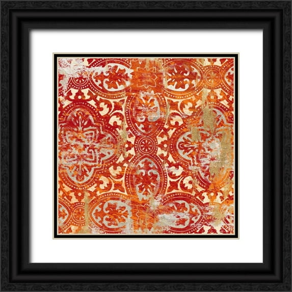 Ross, Devon 20x20 Black Ornate Wood Framed with Double Matting Museum Art Print Titled - Florence Spa 2