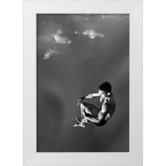 Ross, Francisco 13x18 White Modern Wood Framed Museum Art Print Titled - Untitled