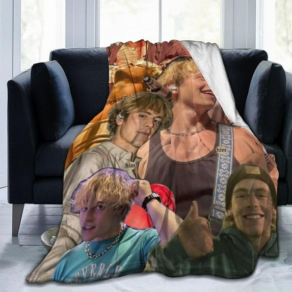 Ross Lynch Blanket Bedding Fleece Blanket Soft Throw Blankets Lightweight Anti-Static Blanket - 3 Sizes