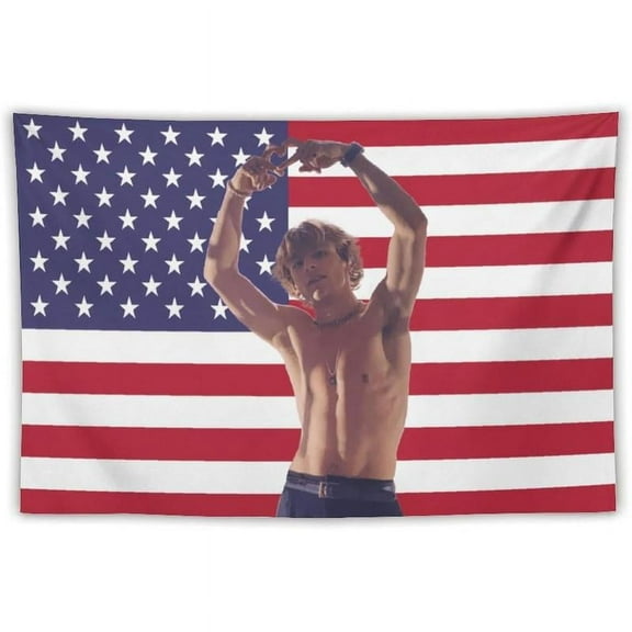 Ross Music Lynch Tapestry Pink American Flag Wall Hanging College Dorm Decor Room Poster For Bedroom Living Room Gifts