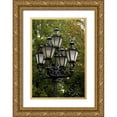 thumbnail image 1 of Ross, Nancy ,  Steve 18x24 Gold Ornate Wood Framed with Double Matting Museum Art Print Titled - Estonia, Tallinn Street lamp detail, 1 of 4