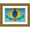 thumbnail image 1 of Ross, Nancy ,  Steve 32x23 Gold Ornate Wood Framed with Double Matting Museum Art Print Titled - Poland, Gdansk Painted design on wood, 1 of 4