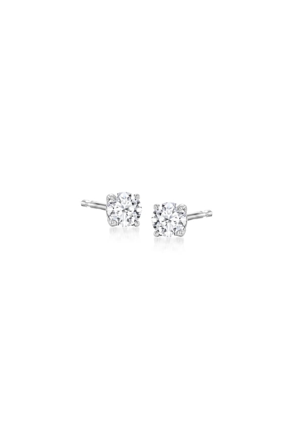 0.25 ct. t.w. Lab-Grown Diamond Stud Earrings in Sterling Silver, Women's, Adult