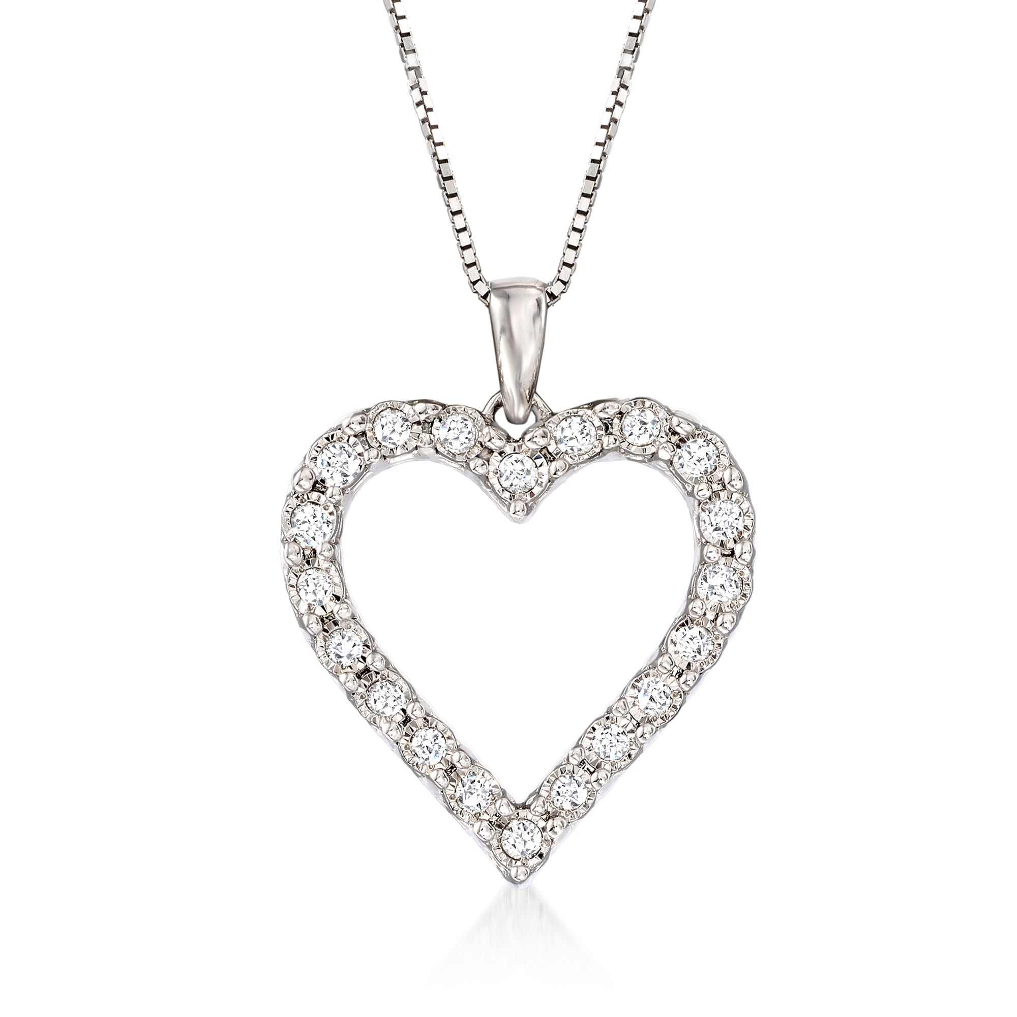 Ross simons heart necklace deals