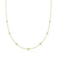 thumbnail image 1 of Ross-Simons 0.33 ct. t.w. Graduated Bezel-Set Diamond Station Necklace in 14kt Yellow Gold, Women's, Adult, 1 of 5