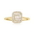 thumbnail image 1 of Ross-Simons 0.43 ct. t.w. Diamond Cluster Ring in 14kt Yellow Gold, Women's, Adult, 1 of 5