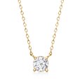thumbnail image 1 of Ross-Simons 0.50 Carat Lab-Grown Diamond Solitaire Necklace in 18kt Gold Over Sterling, Women's, Adult, 1 of 4