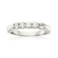 thumbnail image 1 of Ross-Simons 0.50 ct. t.w. 5-Stone Diamond Wedding Ring in 14kt White Gold, Women's, Adult, 1 of 5
