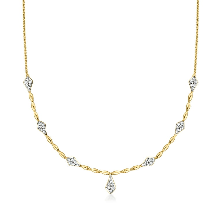 Ross simons diamond station necklace best sale