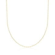 ROSS-SIMONS 0.7mm 14kt Yellow Gold Rope-Chain Necklace, Women's, Adult