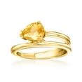 thumbnail image 1 of Ross-Simons 0.90 Carat Citrine Wrap Ring in 18kt Gold Over Sterling, Women's, Adult, 1 of 5