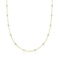 thumbnail image 1 of Ross-Simons 1.00 ct. t.w. Bezel-Set Round Brilliant-Cut Diamond Station Necklace in 14kt Yellow Gold, Women's, Adult, 1 of 8