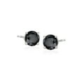 thumbnail image 1 of Ross-Simons 1.00 ct. t.w. Black Diamond Stud Earrings in 14kt White Gold, Women's, Adult, 1 of 5