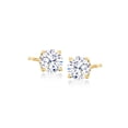 thumbnail image 1 of Ross-Simons 1.00 ct. t.w. CZ Stud Earrings in 14kt Yellow Gold, Women's, Adult, 1 of 8