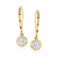 thumbnail image 1 of Ross-Simons 1.00 ct. t.w. Diamond Bezel-Set Drop Earrings in 14kt Yellow Gold, Women's, Adult, 1 of 6