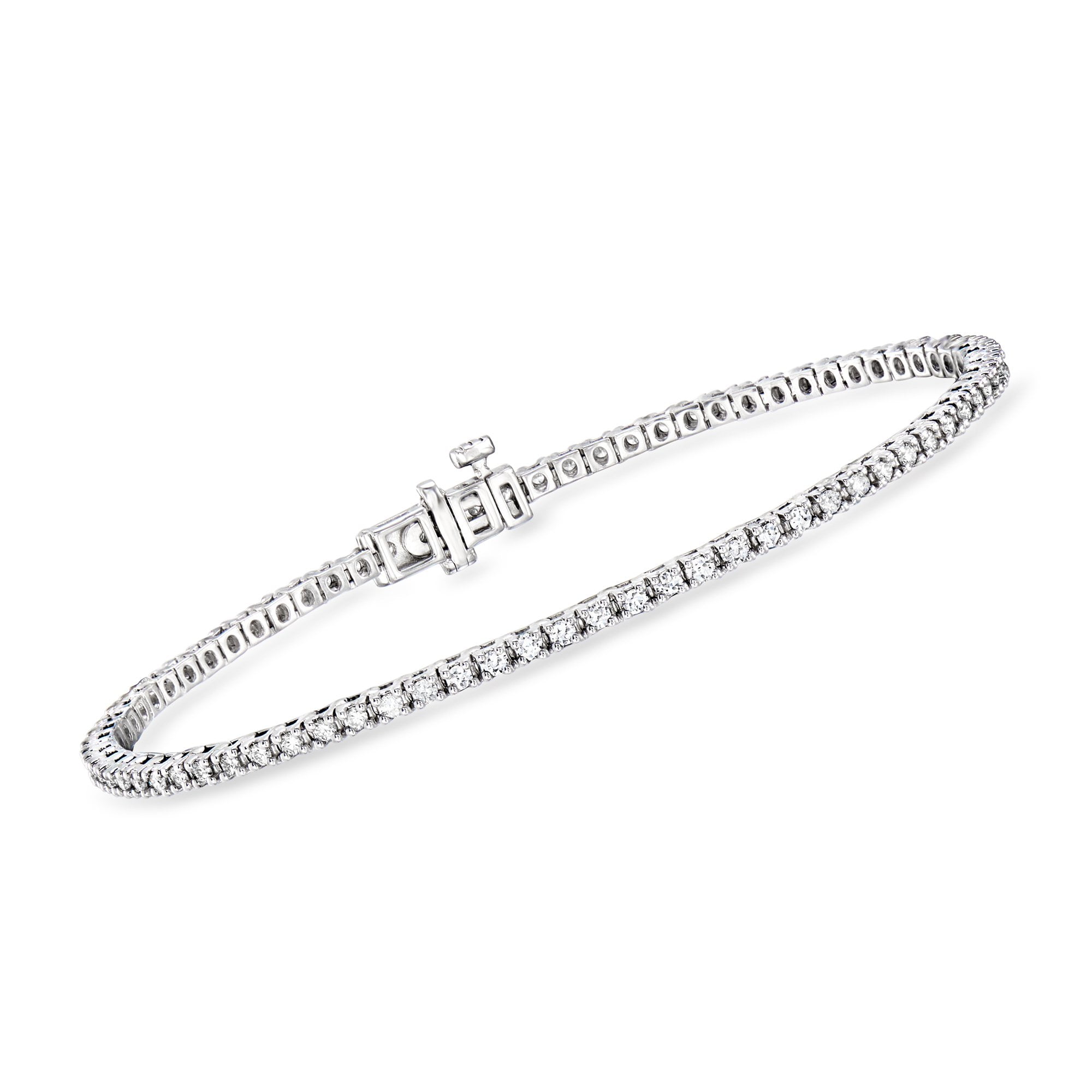 Ross-Simons Diamond Tennis Bracelet in Polished