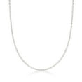 thumbnail image 1 of Ross-Simons 1.4mm 14kt White Gold Box-Chain Necklace, Women's, Adult, 1 of 3