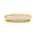 thumbnail image 1 of Ross-Simons 1.80 ct. t.w. CZ Eternity Band in 18kt Yellow Gold Over Sterling Silver, Women's, Adult, 1 of 5